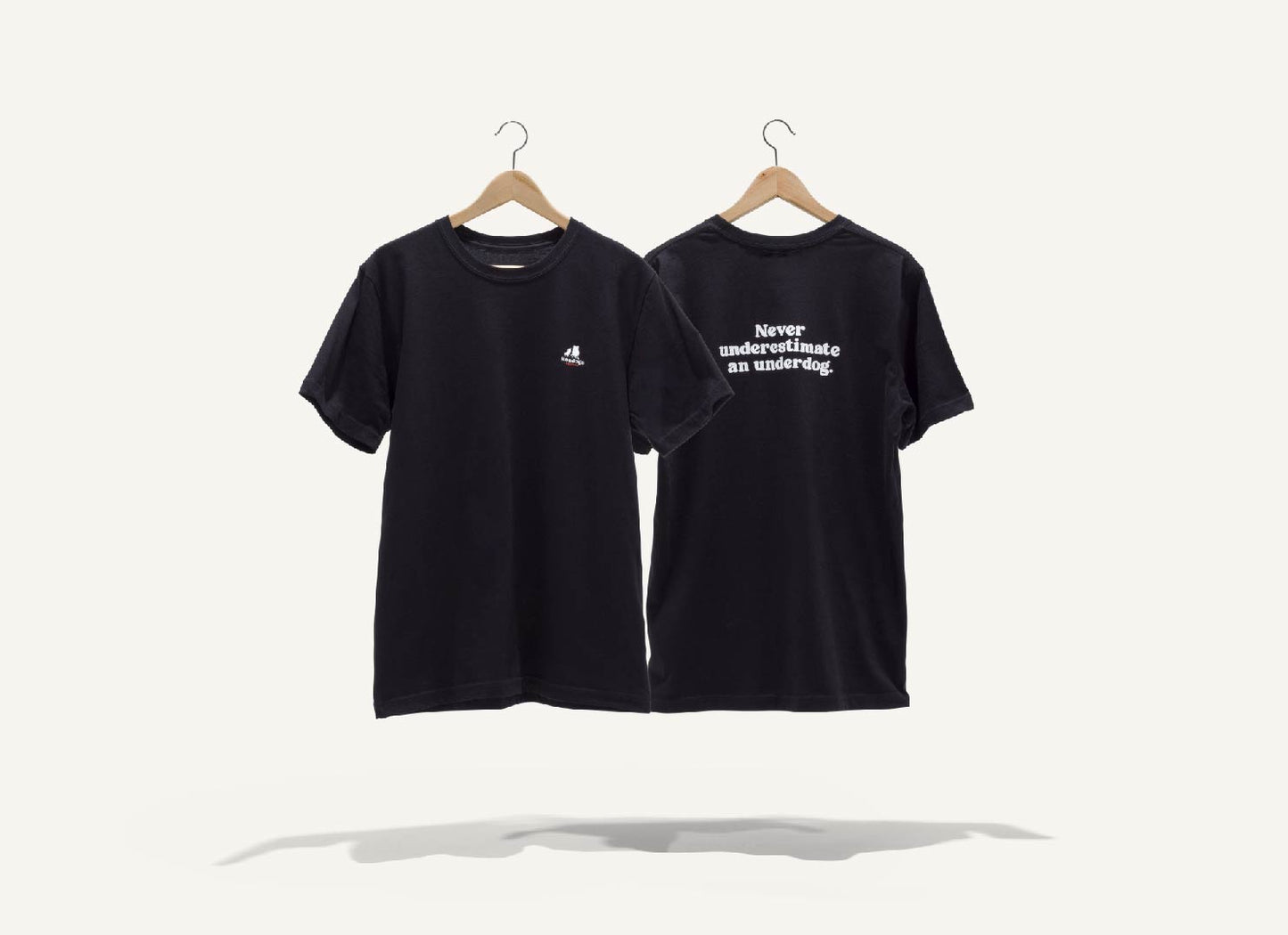 "Underdog" Midweight T-Shirt - Black
